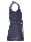 Haut sans manches en jean Sportmax Spddominio