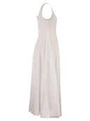 Sportmax Spxgiro – Structured Cotton Midi Dress With Full Skirt