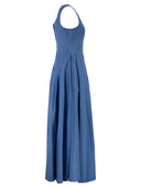 Sportmax Spxgiro – Structured Cotton Midi Dress With Full Skirt