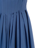 Sportmax Spxgiro – Structured Cotton Midi Dress With Full Skirt