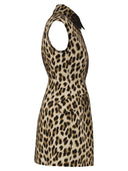 Sportmax Spxlonza – Cotton Mini Dress With Animal Print