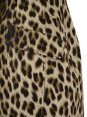 Sportmax Spxlonza – Cotton Mini Dress With Animal Print