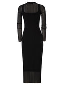 Sportmax Spxcaro Short Sleeved Dress In Stretch Viscose