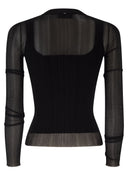 Sportmax Spxbuono Trompe L'oeil Viscose Jumper