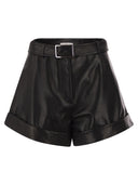 Sportmax Spxvasaio lederen bermudashort