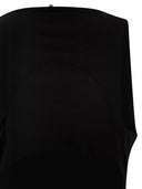 Sportmax Spxpanino – Long Stretch Jersey Dress With Back Cut Out