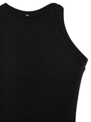 Sportmax Spxfumato Sleeveless Cotton And Silk Jersey Top
