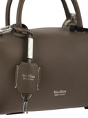 Maxmara Holdalls Small Natural Leather Satchel
