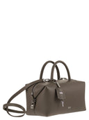 천연 가죽 소재의 Maxmara Holdallm 미디엄 샤첼백