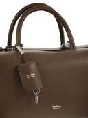 Bolso satchel mediano Maxmara Holdallm de piel natural