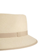 Maxmara Mxadolmen Woven Straw Hat With Grosgrain Band