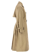 Weekend Maxmara Wkdcanasta Reversible Trench Coat In Water Repellent Gabardine