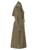 Weekend Maxmara Wkdcanasta Reversible Trench Coat In Water Repellent Gabardine