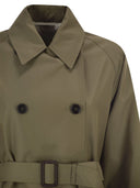 Weekend Maxmara Wkdcanasta Reversible Trench Coat In Water Repellent Gabardine