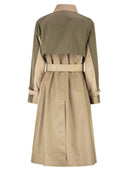 Weekend Maxmara Wkdcanasta Reversible Trench Coat In Water Repellent Gabardine