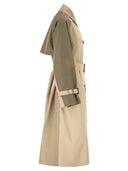 Weekend Maxmara Wkdcanasta Reversible Trench Coat In Water Repellent Gabardine