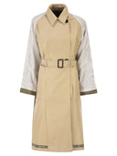 Weekend Maxmara Wkdcanasta Reversible Trench Coat In Water Repellent Gabardine
