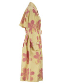 Weekend Maxmara Wksradioso Water Repellent Gabardine Trench Coat With Flowers