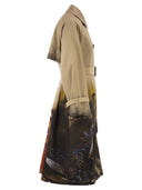 Weekend Maxmara Wkspeccati Patterned Water Repellent Gabardine Trench Coat