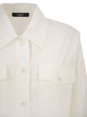 Weekend Maxmara Wkiorigano – Cotton Shirt With Patch Pockets
