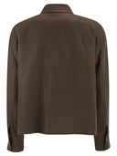 Weekend Maxmara Wkdcapo Cropped Linen Shirt With A Boxy Silhouette