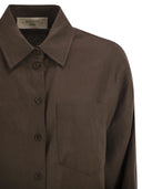 Weekend Maxmara Wkdcapo Cropped Linen Shirt With A Boxy Silhouette