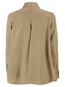 Weekend Maxmara Wkipomposa – Linen Shirt With Patch Pockets