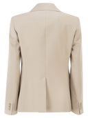 Weekend Maxmara Wkdlamine Natural Stretch Wool Blazer