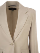 Weekend Maxmara Wkdlamine Natural Stretch Wool Blazer