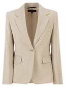 Weekend Maxmara Wkdlamine Natural Stretch Wool Blazer