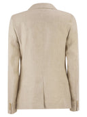 Weekend Maxmara Wkdnalut Linen Canvas Blazer