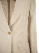 Weekend Maxmara Wkdnalut Linen Canvas Blazer