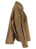 Weekend Maxmara Wkdvettura – Short Cotton And Linen Jacket With Drawstring