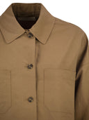 Weekend Maxmara Wkdvettura – Short Cotton And Linen Jacket With Drawstring
