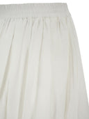 Weekend Maxmara Wkinuvole – Long Cotton Skirt With Elasticated Waist