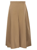 Weekend Maxmara Wkdzattera Cotton Poplin Skirt