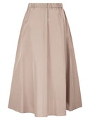 Weekend Maxmara Wkdcurvato Long Taffeta Skirt