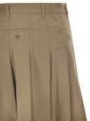Falda de gabardina lavada Maxmara Wkdorme de Weekend