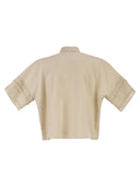 Weekend Maxmara Wkipala – Linen Shirt With Lace Details