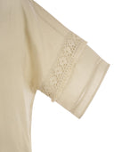 Weekend Maxmara Wkipala – Linen Shirt With Lace Details