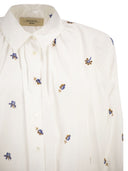 Weekend Maxmara Wkdbutterfly Poplin Shirt With Embroidery