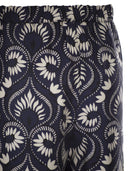 Weekend Maxmara Wkdottico Flowing Printed Silk Trousers