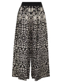 Weekend Maxmara Wkipalanca – Wide Leg Printed Cotton Trousers