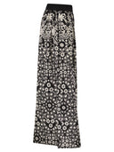 Weekend Maxmara Wkipalanca – Wide Leg Printed Cotton Trousers