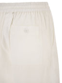 Weekend Maxmara Wkibellico – Wide Leg Cotton Trousers With Drawstring