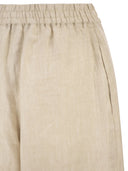 Weekend Maxmara Wkdfelino Wide Leg Linen Trousers