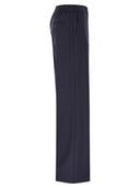 Weekend Maxmara Pantaloni Wkdmallo in tela di pura lana