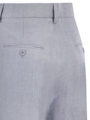 Weekend Maxmara Wkdmalizia Linen Canvas Trousers