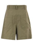 Weekend Maxmara Wkdarmonia – Cotton Shorts With Front Pleats