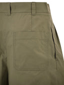 Weekend Maxmara Wkdarmonia – Cotton Shorts With Front Pleats